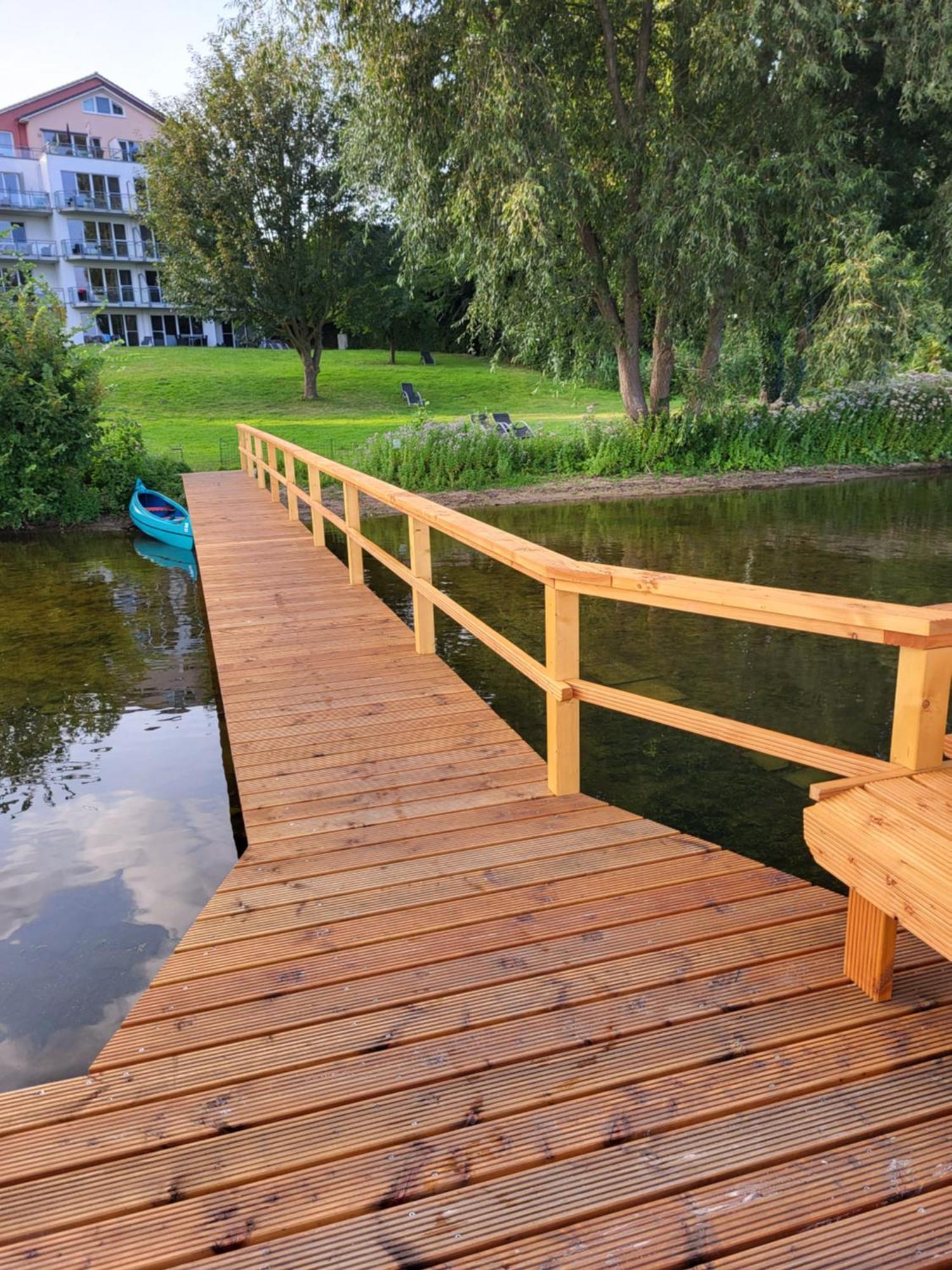FeWo SaMa, Balkon zum Plöner See Ascheberg  Exterior foto
