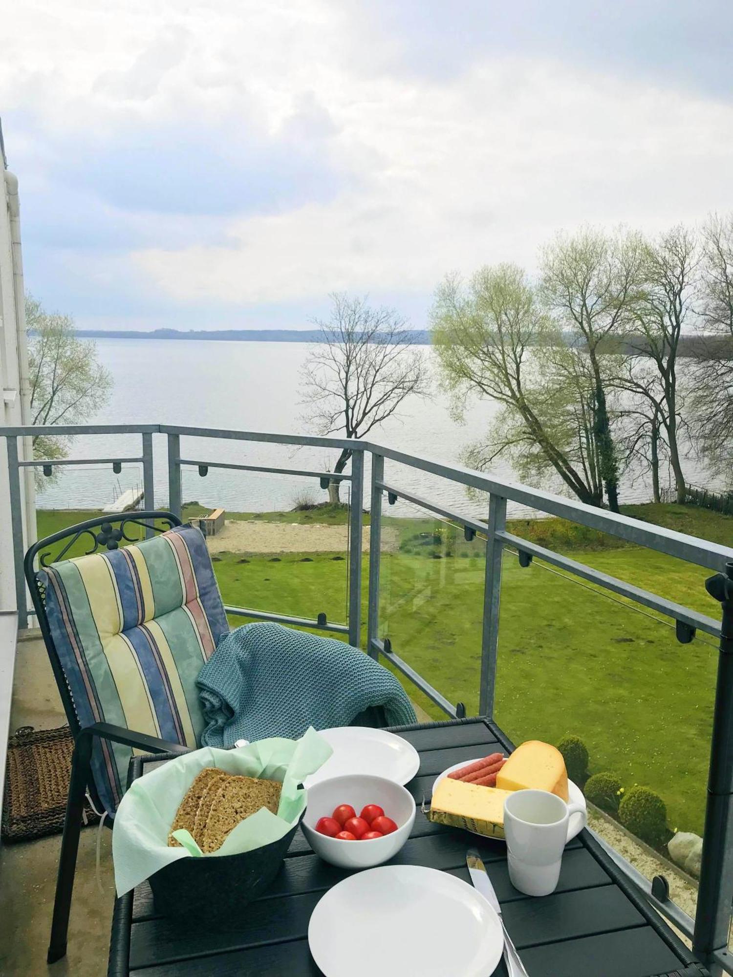 FeWo SaMa, Balkon zum Plöner See Ascheberg  Exterior foto