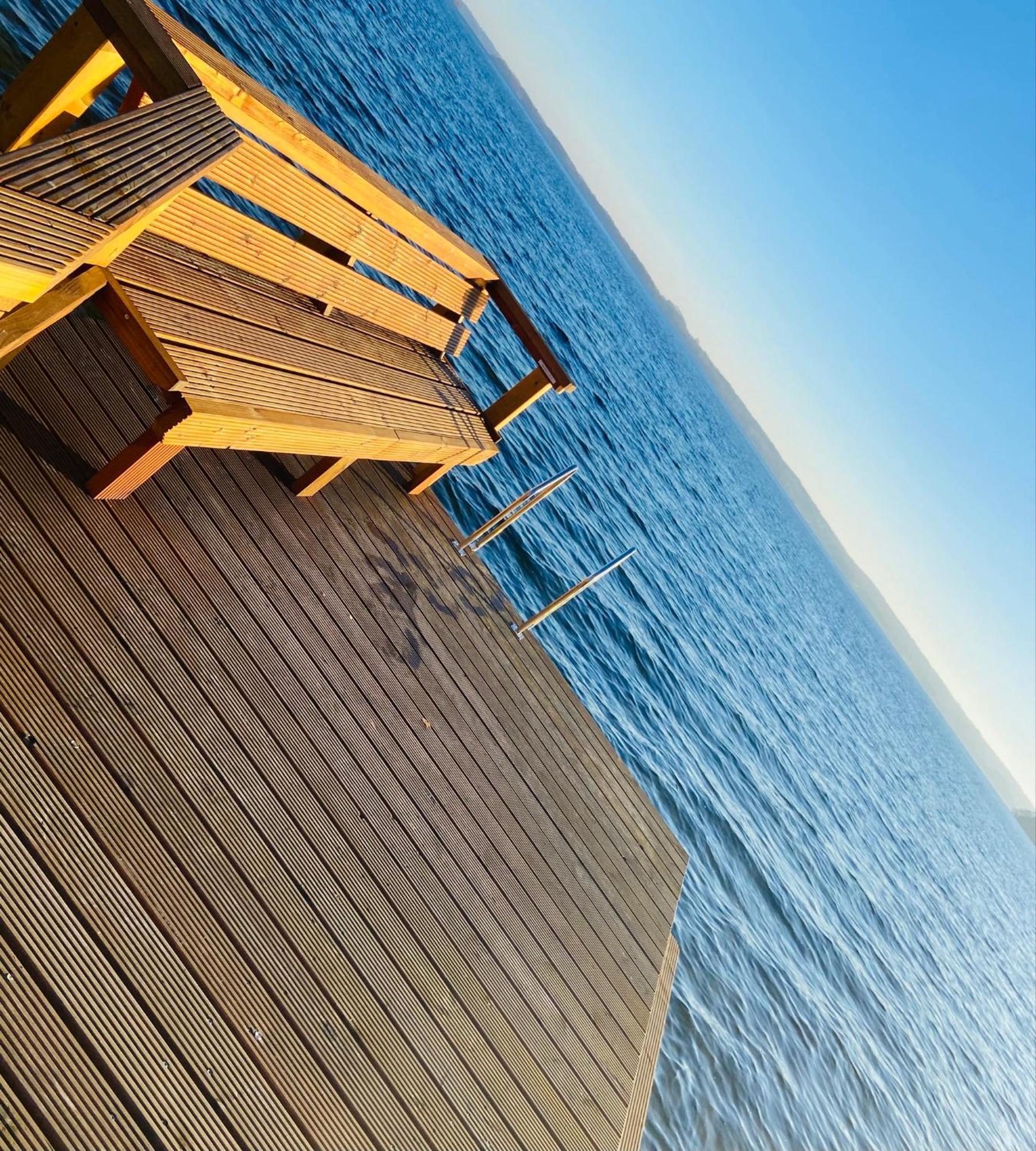FeWo SaMa, Balkon zum Plöner See Ascheberg  Exterior foto